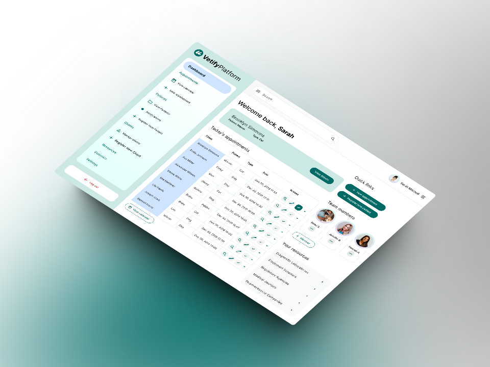Screenshots of the final Bocadi app design